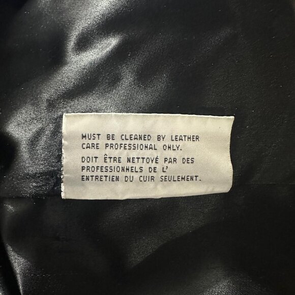 Marc New York Women's/Men's Medium Length Leather Jacket Black Leather Sz Large - Picture 7 of 9